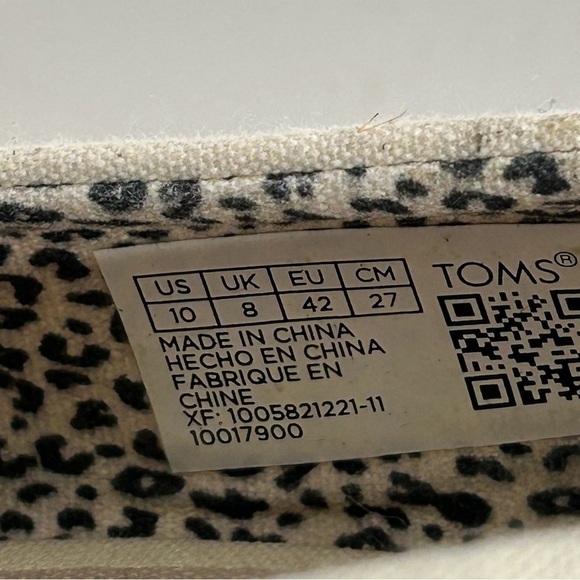 Toms Michele Canvas Peep Toe Wedge Espadrilles - Picture 14 of 16